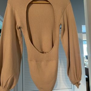 Zara  sweater bodysuit size medium